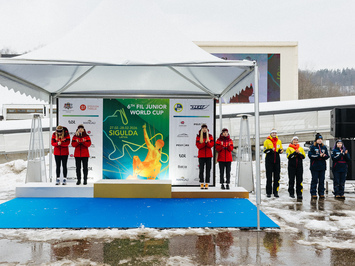 Latvijas juniori izcīna piecas medaļas FIL Junioru Pasaules kausa posmā Siguldā