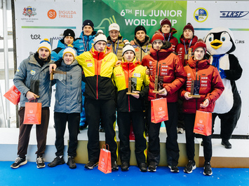 Latvijas juniori izcīna piecas medaļas FIL Junioru Pasaules kausa posmā Siguldā