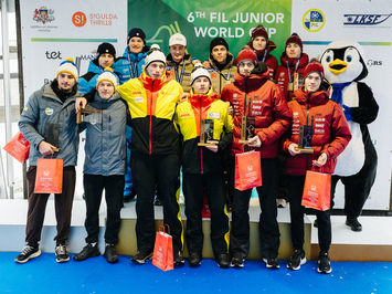 Latvijas juniori izcīna piecas medaļas FIL Junioru Pasaules kausa posmā Siguldā