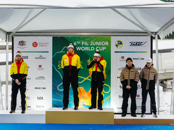 Latvijas juniori izcīna piecas medaļas FIL Junioru Pasaules kausa posmā Siguldā