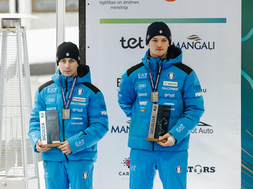 Latvijas juniori izcīna piecas medaļas FIL Junioru Pasaules kausa posmā Siguldā