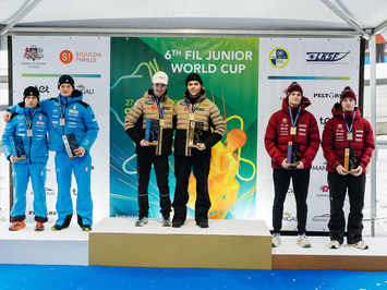 Latvijas juniori izcīna piecas medaļas FIL Junioru Pasaules kausa posmā Siguldā