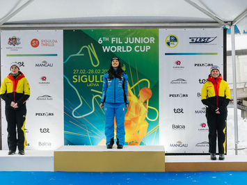 Latvijas juniori izcīna piecas medaļas FIL Junioru Pasaules kausa posmā Siguldā