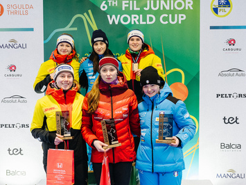 Latvijas juniori izcīna piecas medaļas FIL Junioru Pasaules kausa posmā Siguldā