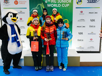 Latvijas juniori izcīna piecas medaļas FIL Junioru Pasaules kausa posmā Siguldā