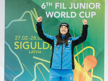 Latvijas juniori izcīna piecas medaļas FIL Junioru Pasaules kausa posmā Siguldā