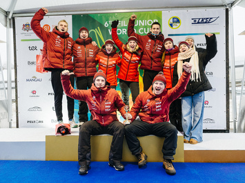 Latvijas juniori izcīna piecas medaļas FIL Junioru Pasaules kausa posmā Siguldā