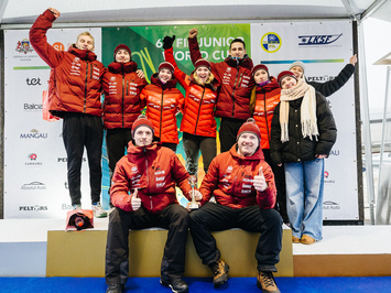 Latvijas juniori izcīna piecas medaļas FIL Junioru Pasaules kausa posmā Siguldā