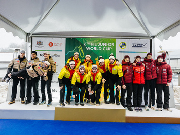 Latvijas juniori izcīna piecas medaļas FIL Junioru Pasaules kausa posmā Siguldā
