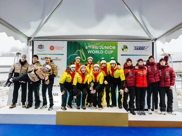 Latvijas juniori izcīna piecas medaļas FIL Junioru Pasaules kausa posmā Siguldā