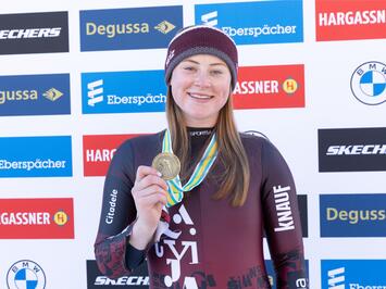 LATVIJAS KAMANIŅU BRAUCĒJIEM BRONZA SANKTMORICĀ – SEZONAS PRIEKŠPĒDĒJAJĀ PASAULES KAUSA POSMĀ SADALĪTI SVARĪGI PUNKTI