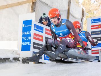 LATVIJAS KAMANIŅU BRAUCĒJIEM BRONZA SANKTMORICĀ – SEZONAS PRIEKŠPĒDĒJAJĀ PASAULES KAUSA POSMĀ SADALĪTI SVARĪGI PUNKTI
