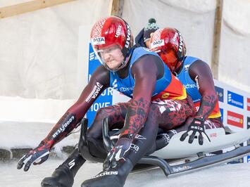 LATVIJAS KAMANIŅU BRAUCĒJIEM BRONZA SANKTMORICĀ – SEZONAS PRIEKŠPĒDĒJAJĀ PASAULES KAUSA POSMĀ SADALĪTI SVARĪGI PUNKTI