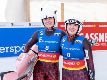 LATVIJAS KAMANIŅU BRAUCĒJIEM BRONZA SANKTMORICĀ – SEZONAS PRIEKŠPĒDĒJAJĀ PASAULES KAUSA POSMĀ SADALĪTI SVARĪGI PUNKTI