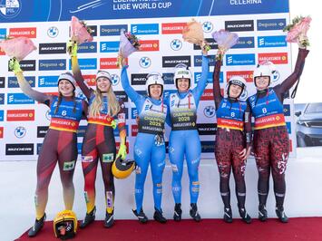 LATVIJAS KAMANIŅU BRAUCĒJIEM BRONZA SANKTMORICĀ – SEZONAS PRIEKŠPĒDĒJAJĀ PASAULES KAUSA POSMĀ SADALĪTI SVARĪGI PUNKTI