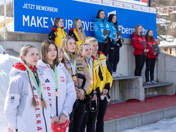 LATVIJAS KAMANIŅU BRAUCĒJIEM BRONZA SANKTMORICĀ – SEZONAS PRIEKŠPĒDĒJAJĀ PASAULES KAUSA POSMĀ SADALĪTI SVARĪGI PUNKTI