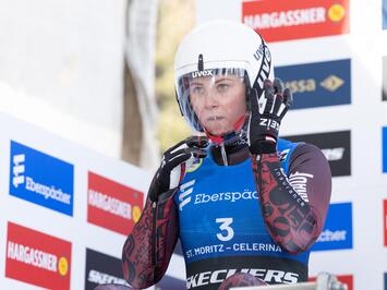 LATVIJAS KAMANIŅU BRAUCĒJIEM BRONZA SANKTMORICĀ – SEZONAS PRIEKŠPĒDĒJAJĀ PASAULES KAUSA POSMĀ SADALĪTI SVARĪGI PUNKTI