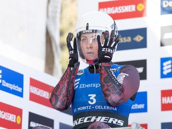 LATVIJAS KAMANIŅU BRAUCĒJIEM BRONZA SANKTMORICĀ – SEZONAS PRIEKŠPĒDĒJAJĀ PASAULES KAUSA POSMĀ SADALĪTI SVARĪGI PUNKTI