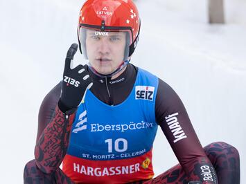 LATVIJAS KAMANIŅU BRAUCĒJIEM BRONZA SANKTMORICĀ – SEZONAS PRIEKŠPĒDĒJAJĀ PASAULES KAUSA POSMĀ SADALĪTI SVARĪGI PUNKTI