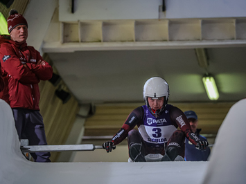 Siguldā noskaidroti Latvijas čempioni kamaniņu sportā 2026