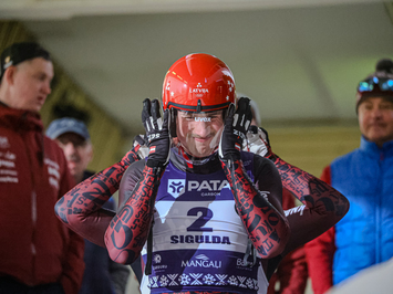 Siguldā noskaidroti Latvijas čempioni kamaniņu sportā 2026