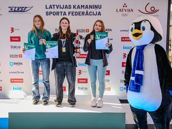 Siguldā noskaidroti Latvijas čempioni kamaniņu sportā 2026