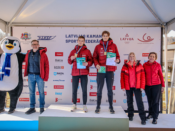 Siguldā noskaidroti Latvijas čempioni kamaniņu sportā 2026