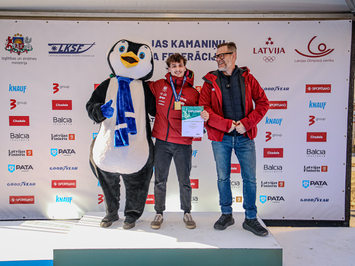 Siguldā noskaidroti Latvijas čempioni kamaniņu sportā 2026