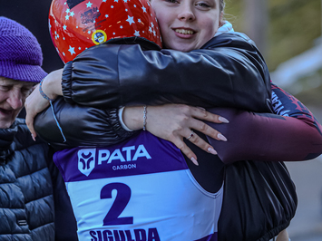 Siguldā noskaidroti Latvijas čempioni kamaniņu sportā 2026