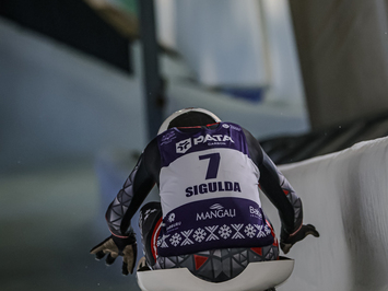 Siguldā noskaidroti Latvijas čempioni kamaniņu sportā 2026