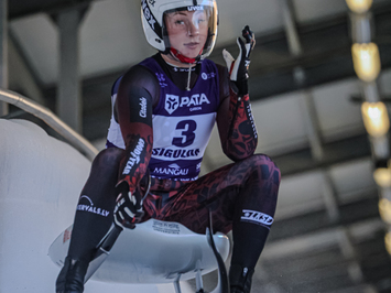 Siguldā noskaidroti Latvijas čempioni kamaniņu sportā 2026