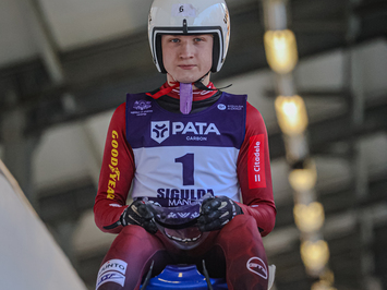 Siguldā noskaidroti Latvijas čempioni kamaniņu sportā 2026