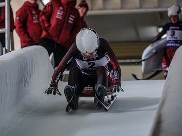 Siguldā noskaidroti Latvijas čempioni kamaniņu sportā 2026