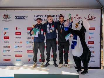 Siguldā noskaidroti Latvijas čempioni kamaniņu sportā 2026