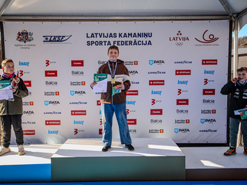 Siguldā noskaidroti Latvijas čempioni kamaniņu sportā 2026