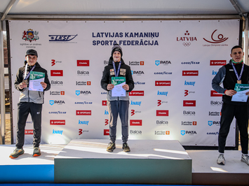 Siguldā noskaidroti Latvijas čempioni kamaniņu sportā 2026