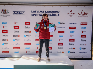 Siguldā noskaidroti Latvijas čempioni kamaniņu sportā 2026