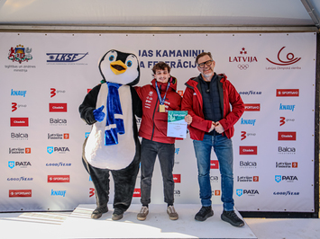 Siguldā noskaidroti Latvijas čempioni kamaniņu sportā 2026