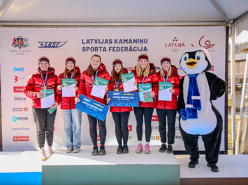 Siguldā noskaidroti Latvijas čempioni kamaniņu sportā 2026