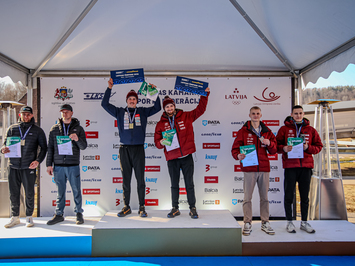 Siguldā noskaidroti Latvijas čempioni kamaniņu sportā 2026