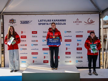 Siguldā noskaidroti Latvijas čempioni kamaniņu sportā 2026