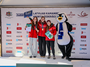 Siguldā noskaidroti Latvijas čempioni kamaniņu sportā 2026