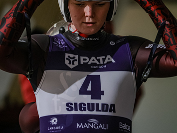 Siguldā noskaidroti Latvijas čempioni kamaniņu sportā 2026