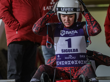 Siguldā noskaidroti Latvijas čempioni kamaniņu sportā 2026