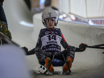 Siguldā noskaidroti Latvijas čempioni kamaniņu sportā 2026