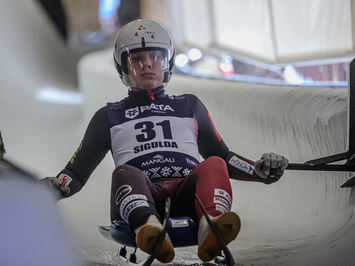 Siguldā noskaidroti Latvijas čempioni kamaniņu sportā 2026