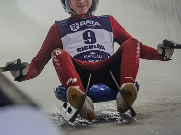 Siguldā noskaidroti Latvijas čempioni kamaniņu sportā 2026