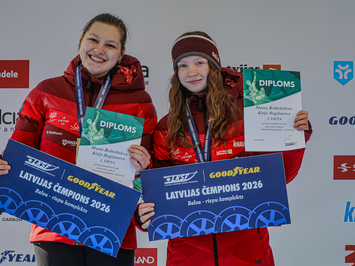 Siguldā noskaidroti Latvijas čempioni kamaniņu sportā 2026