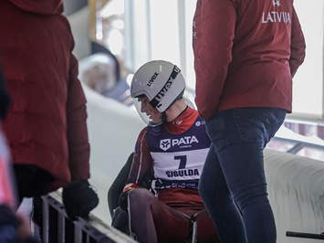 Siguldā noskaidroti Latvijas čempioni kamaniņu sportā 2026