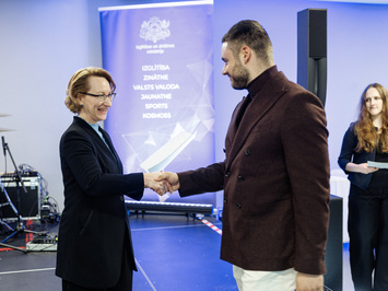 Latvijas kamaniņu sporta pārstāvji godināti Latvijas labāko sportistu un treneru ceremonijā